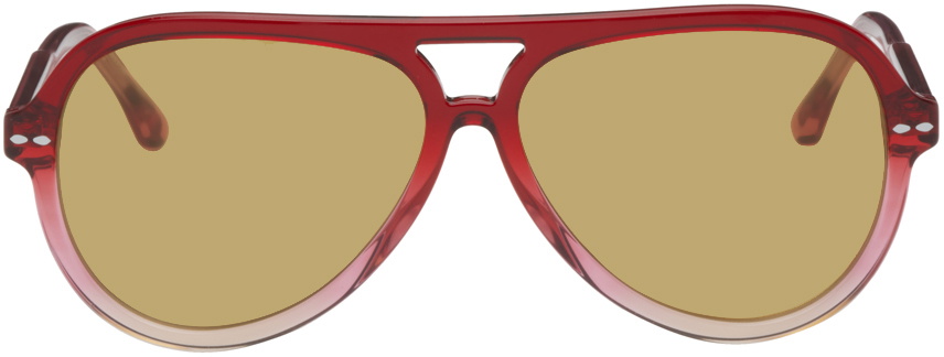 Isabel Marant Red Naya Sunglasses
