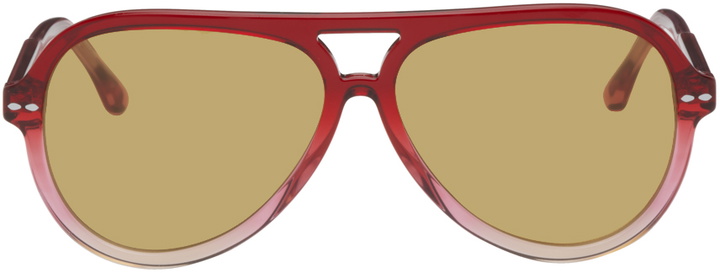 Photo: Isabel Marant Red Naya Sunglasses