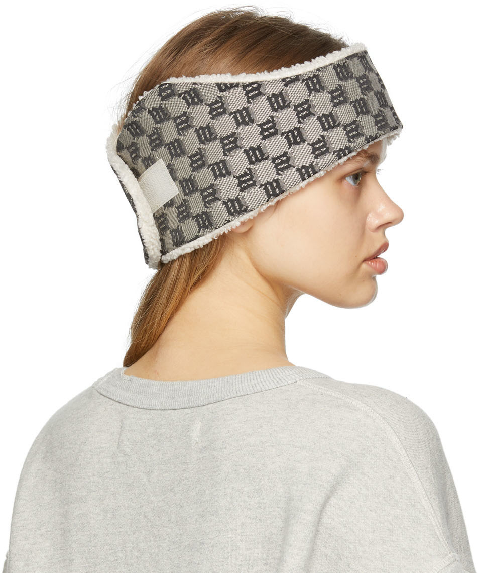 MISBHV Gray Monogram Headband