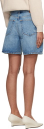 ANINE BING Blue Heath Shorts