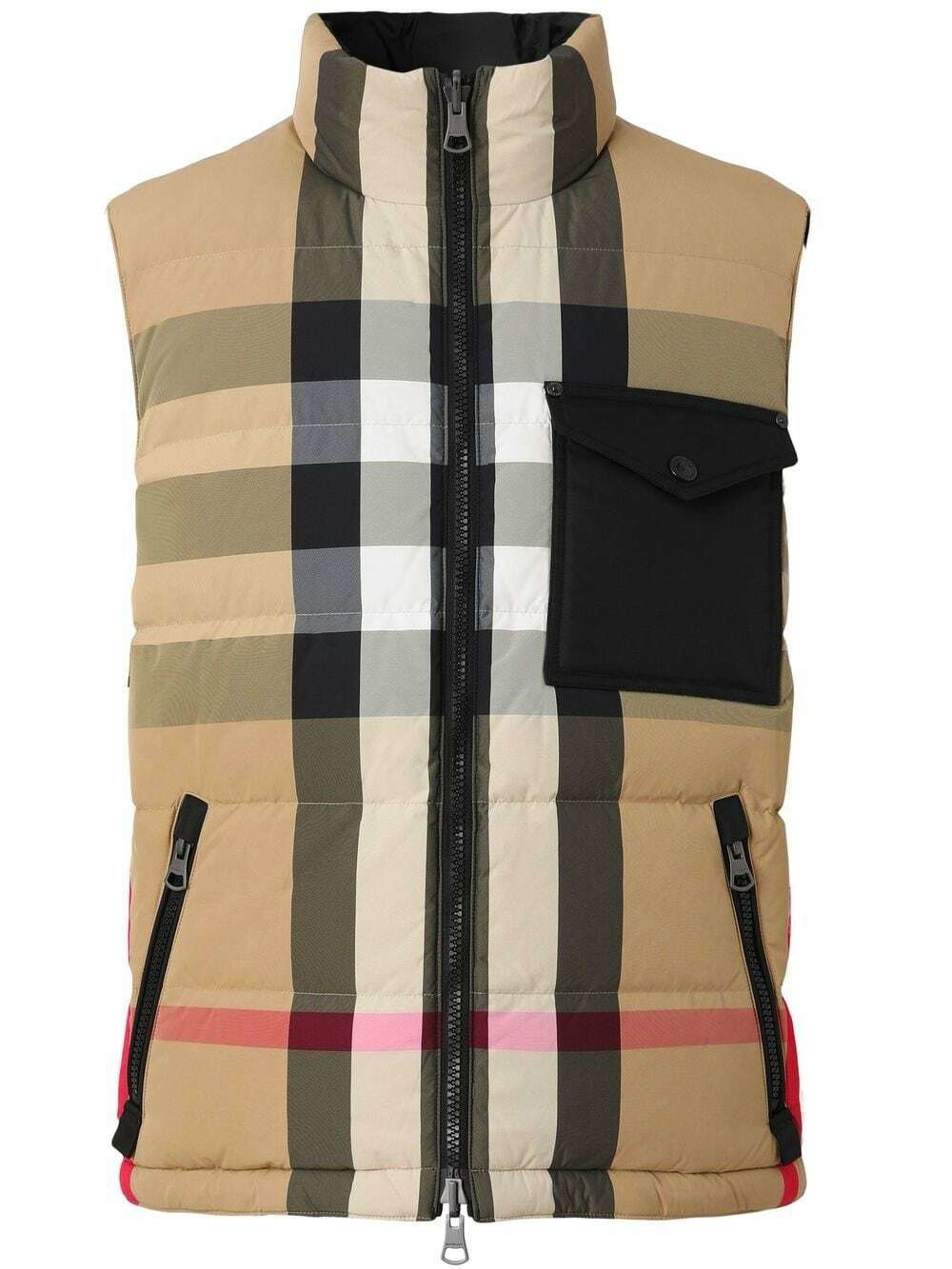 BURBERRY - Down Jacket With Logo Burberry