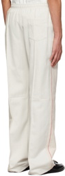 Marine Serre Off-White Cotton Trousers