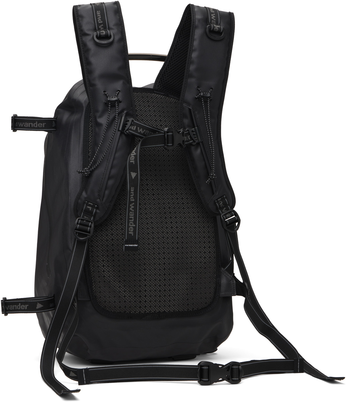 and wander Black Waterproof Daypack Backpack