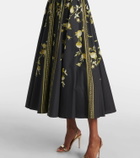 Giambattista Valli Papier Peint cotton poplin gown