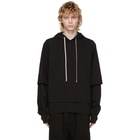 Rick Owens Drkshdw Black Hustler Hoodie