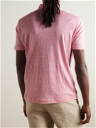 Loro Piana - Linen-Jersey Polo Shirt - Pink