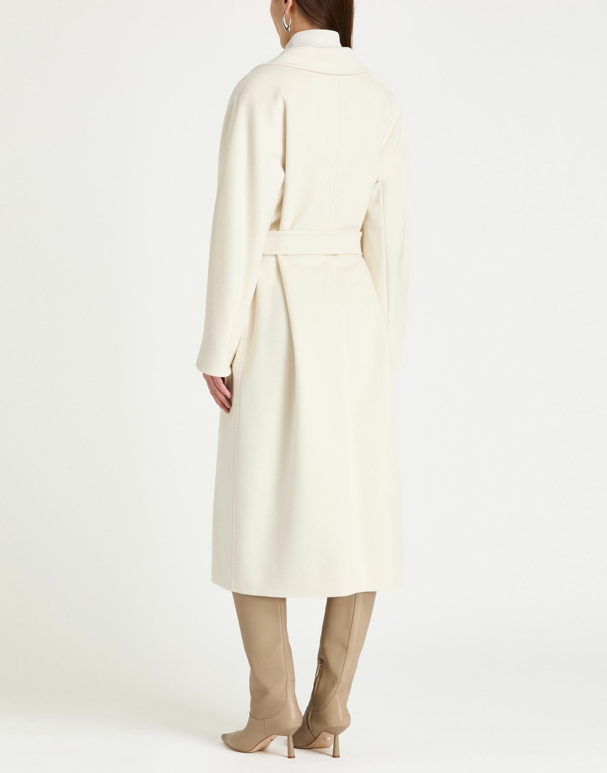 Max Mara Womens Coat Cream