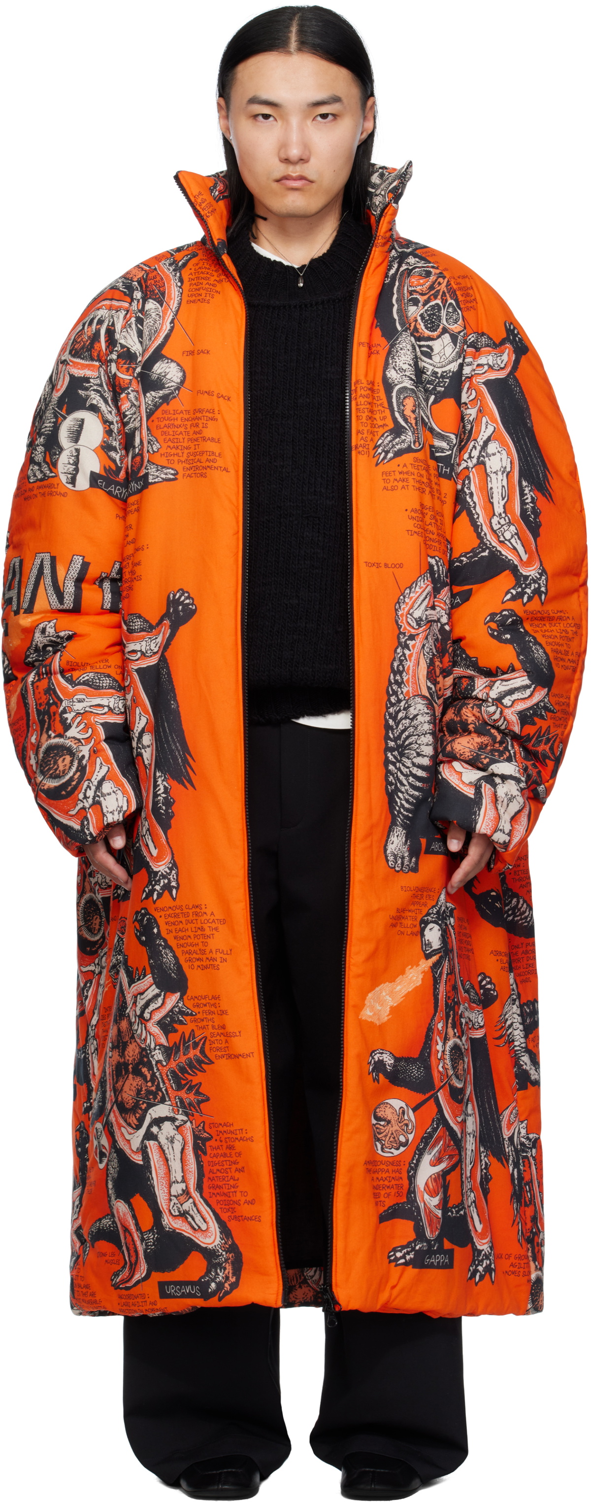 LU'U DAN Black Jiman Leather Coat LU'U DAN