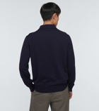 Loro Piana - Cotton long-sleeved polo sweater