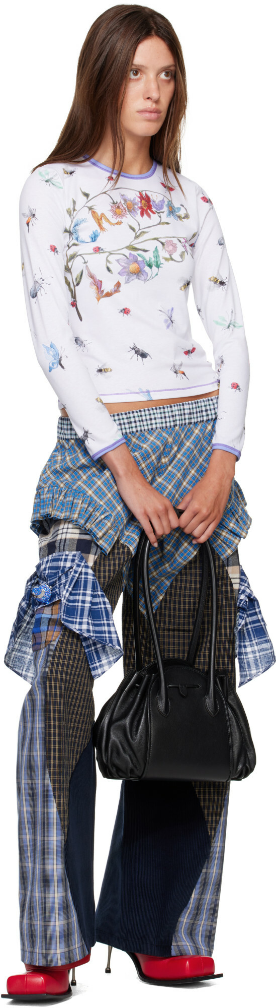 Chopova Lowena Blue Swoon Pyjama Trousers