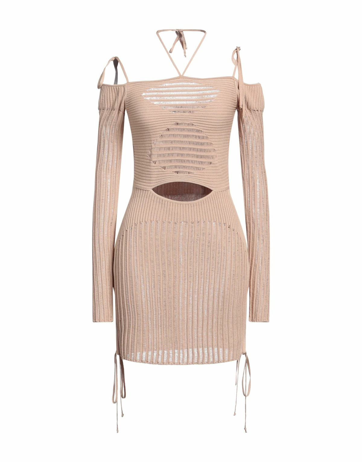 Andreādamo Womens Mini dress Camel