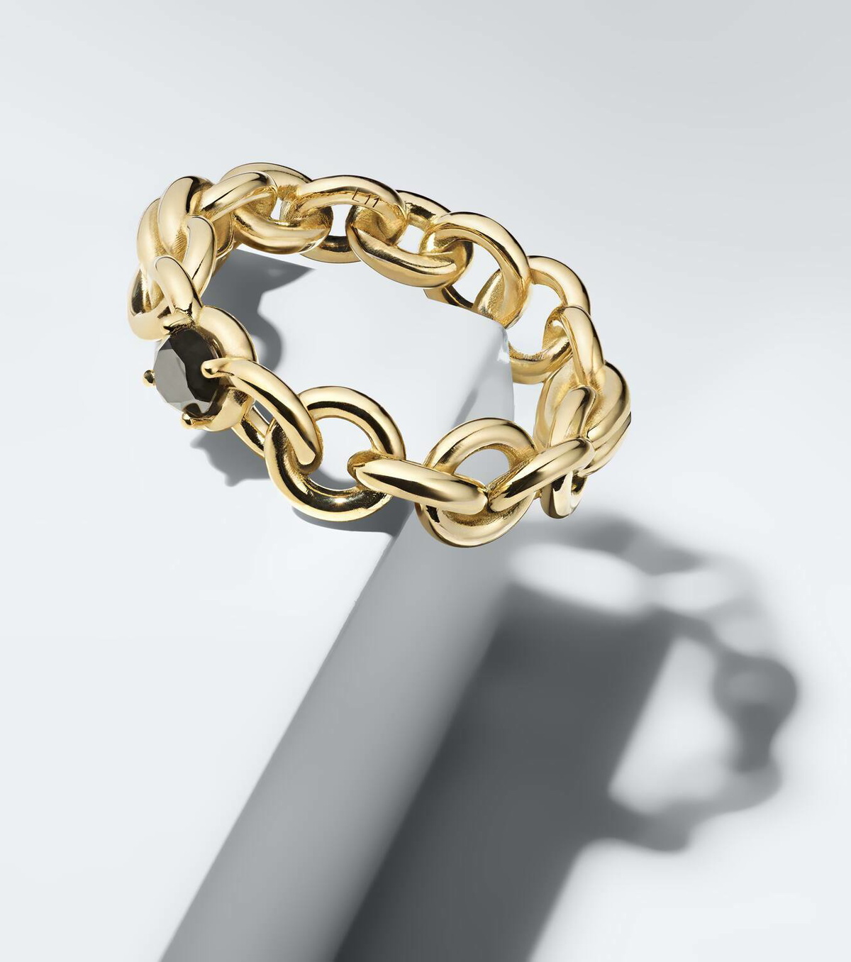 Spinelli Kilcollin Fused Serpens Large 18kt gold ring with diamond