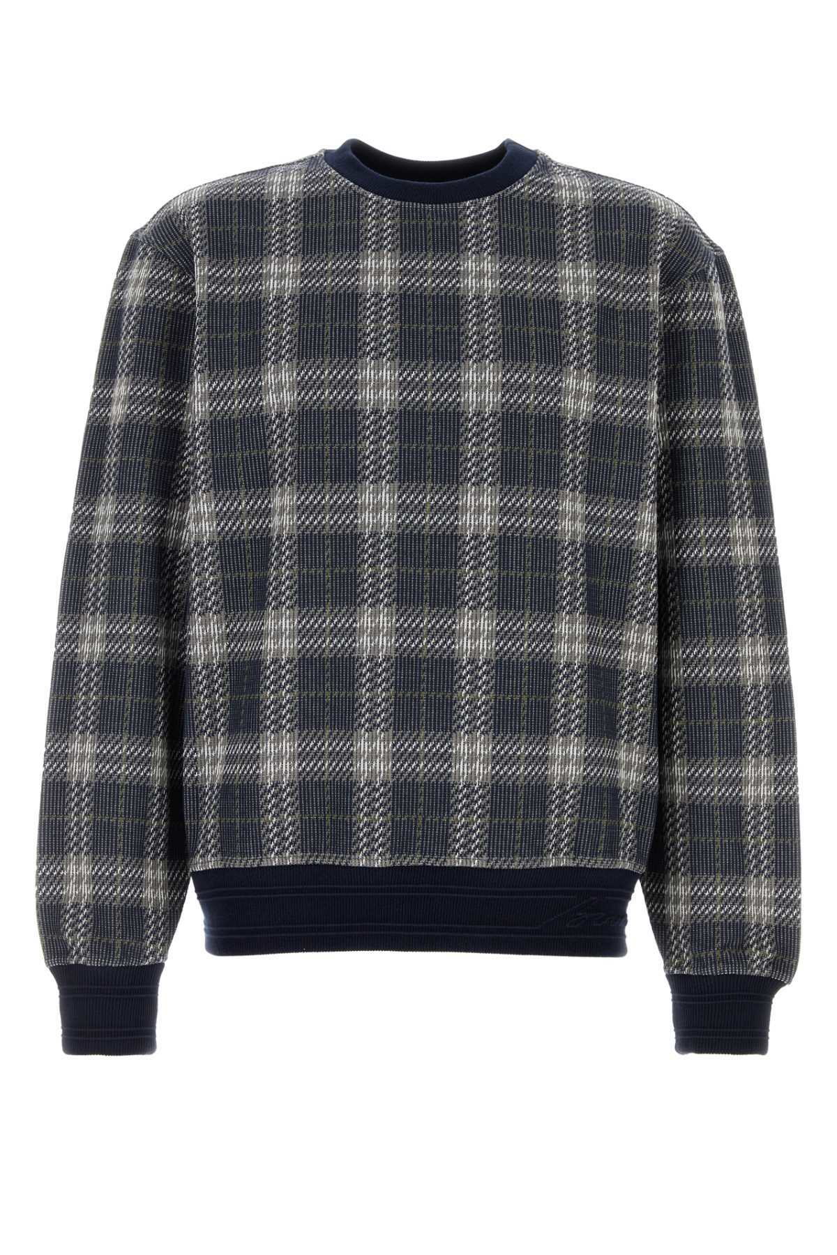 スウェット・トレーナー Burberry Embroidered Stretch Cotton Blend Sweatshirt Burberry Embroidered Stretch Cotton Blend Sweatshirt Burberry