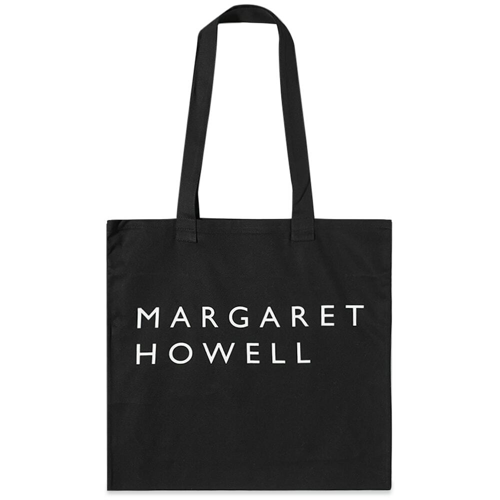 Photo: Margaret Howell Men's Logo Tote Bag in Dark Ochre