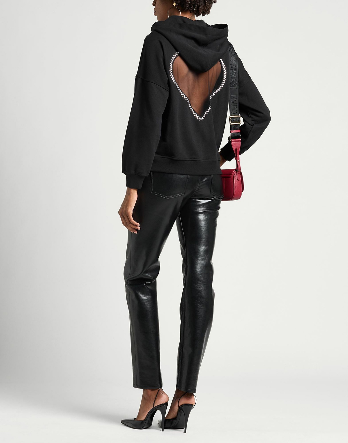 Jijil Womens Sweatshirt in Black