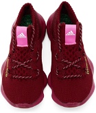 adidas x Humanrace by Pharrell Williams SSENSE Exclusive Burgundy Humanrace Sichona Sneakers