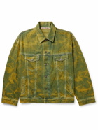 Acne Studios - Oversized Tie-Dyed Denim Trucker Jacket - Green