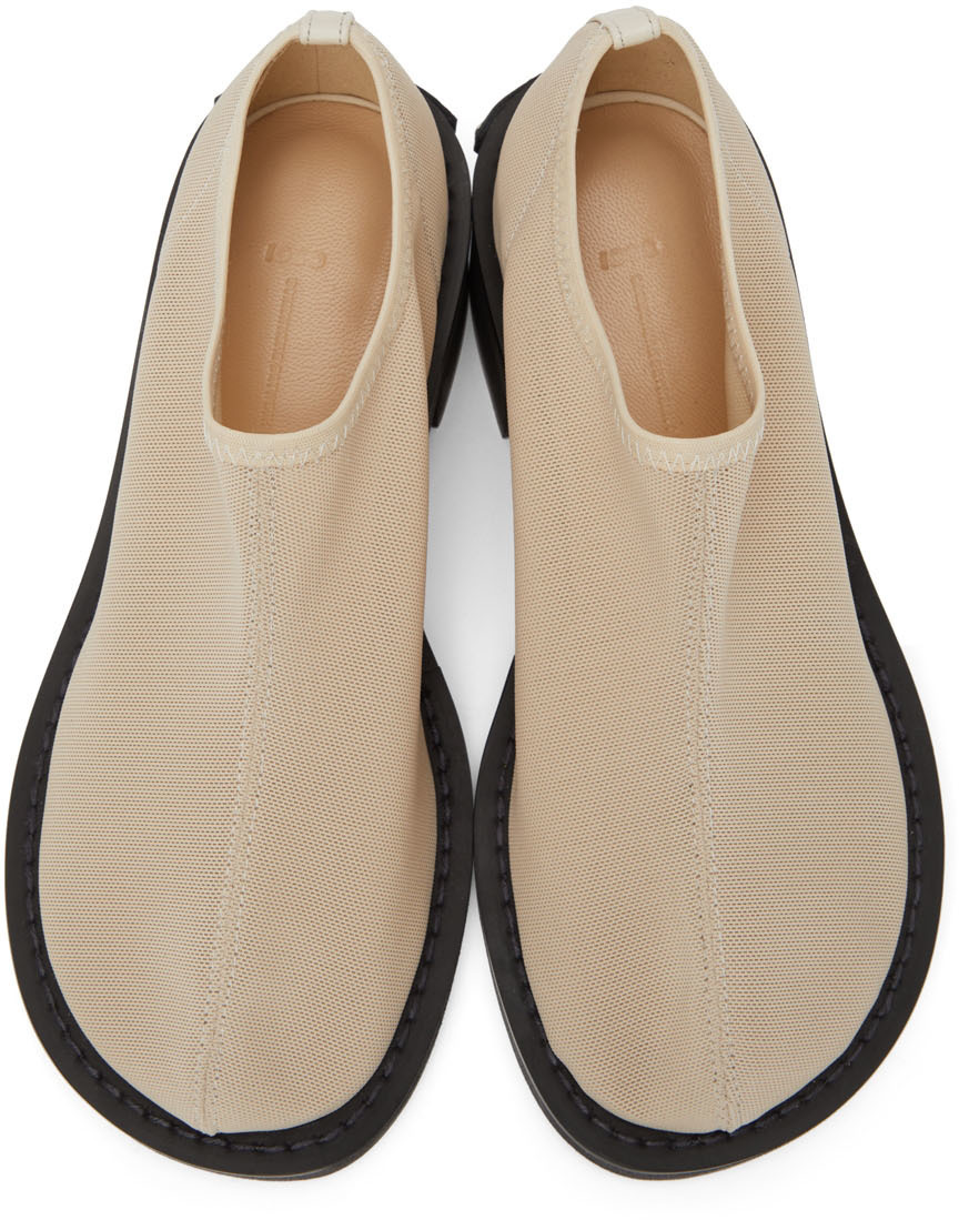 OSOI Beige Mesh Tobee Loafers