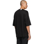 N.Hoolywood Black Half Sleeve T-Shirt