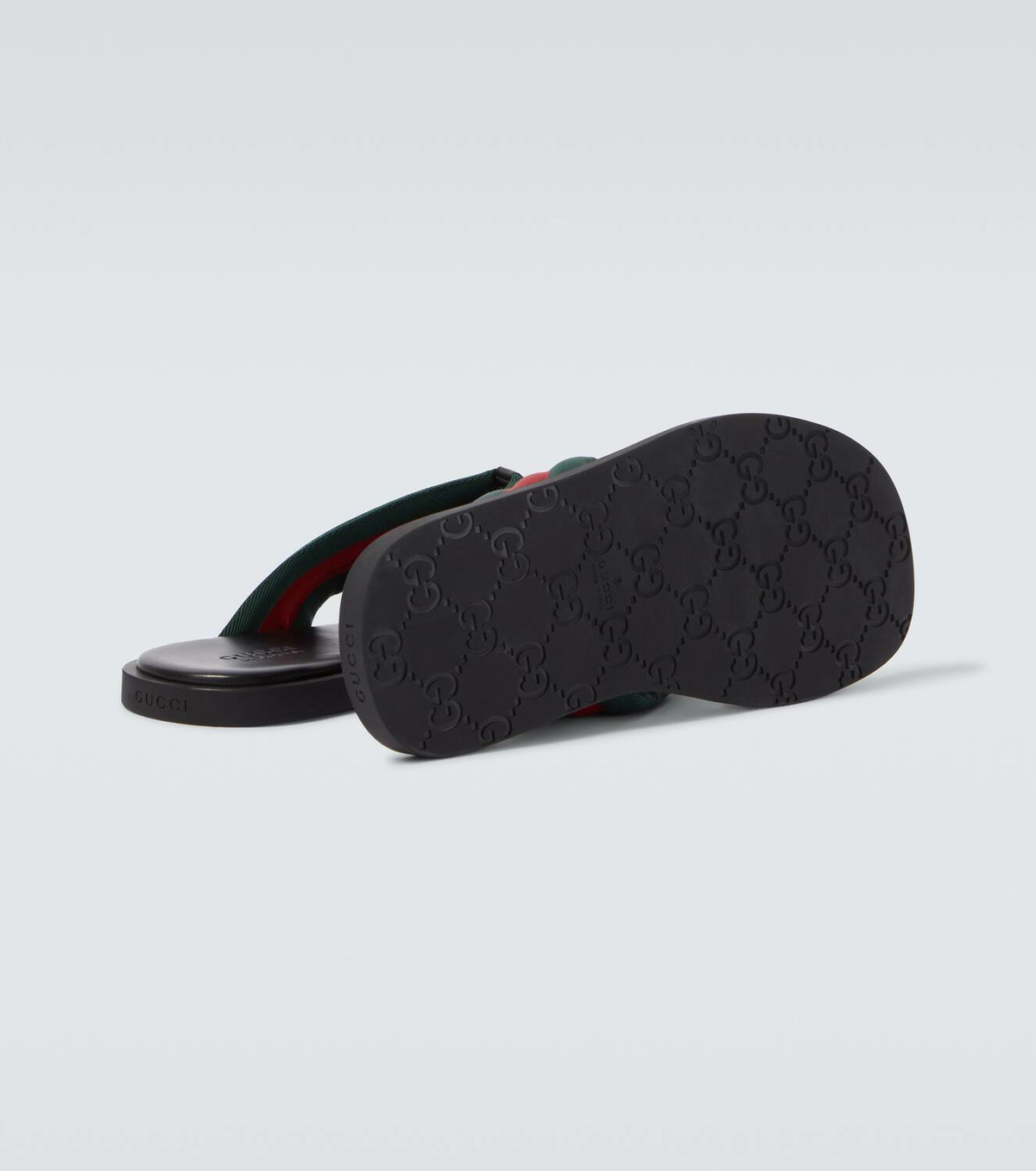 Gucci GG Web Stripe slides