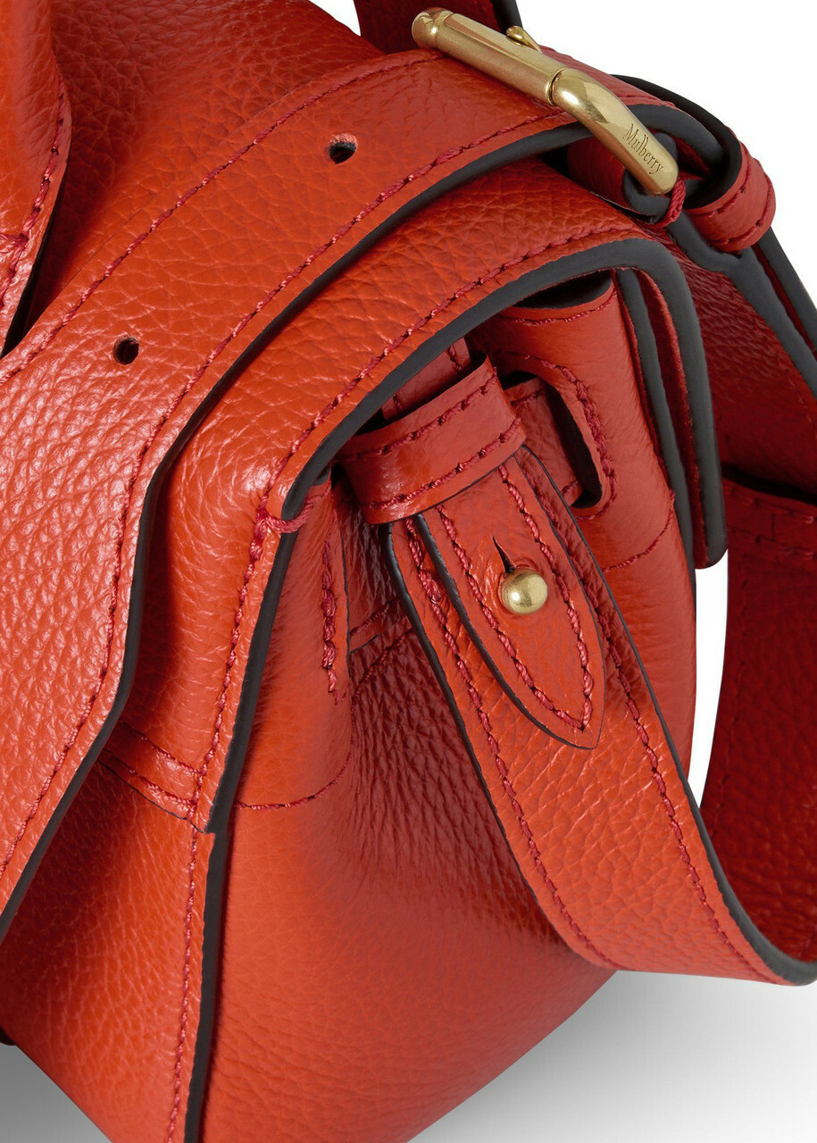 Mulberry Bayswater Heritage Mini Grained Leather Cross-body bag - Orange - One Size