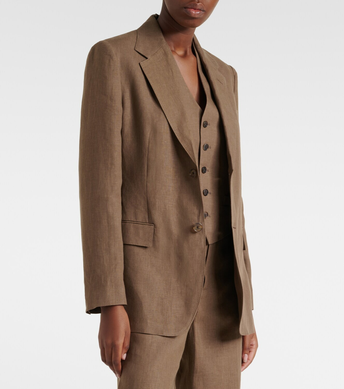 Ralph Lauren Collection Jaiden linen vest