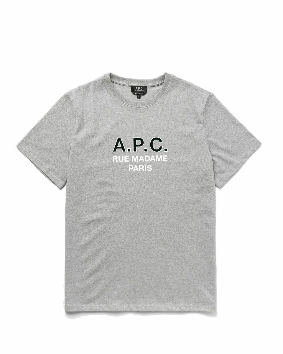 Photo: A.P.C. T Shirt Apc Madame H Grey - Mens - Shortsleeves