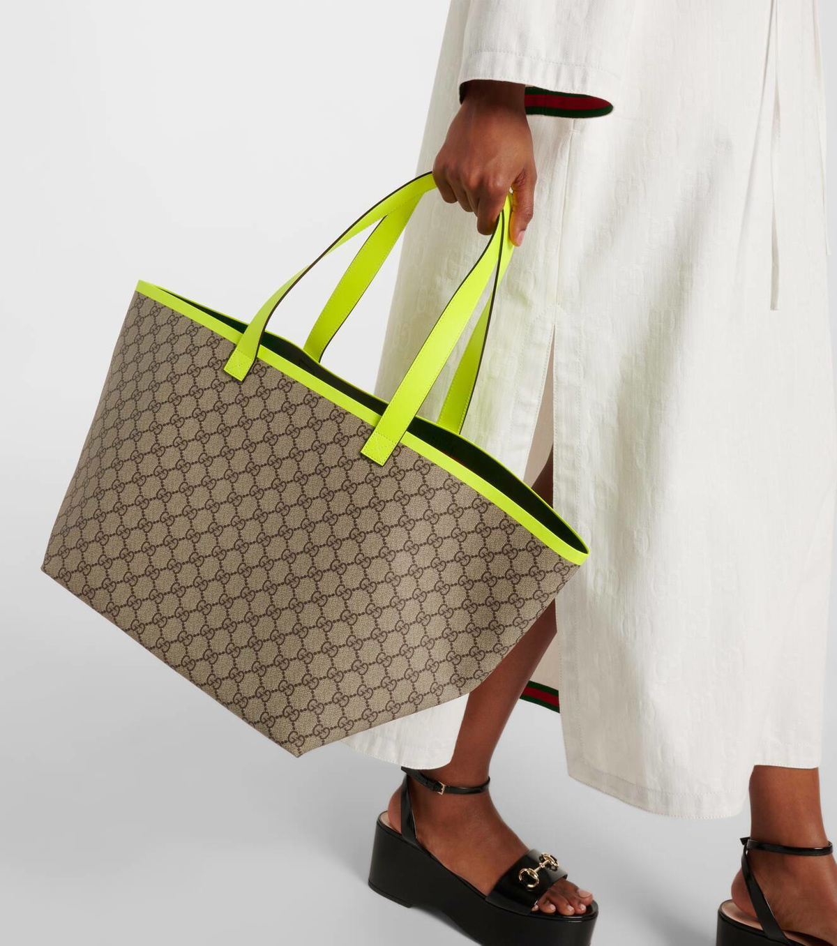GUCCI 【TOTISSIMA】トーティッシマ ミディアム 軽量バッグ グッチ トーティッシマ〕ミディアム リバーシブル トートバッグ