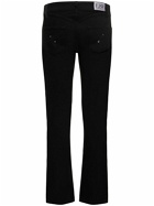 LUDOVIC DE SAINT SERNIN - Lace-up Cotton Denim Slim Fit Jeans