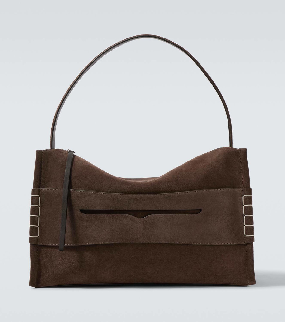JW Anderson Loafer Large suede shoulder bag