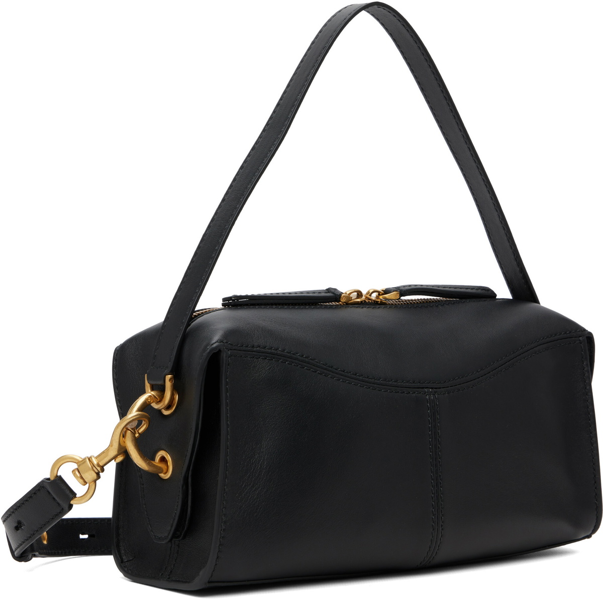 BALMAIN Black Small Pulse Bag