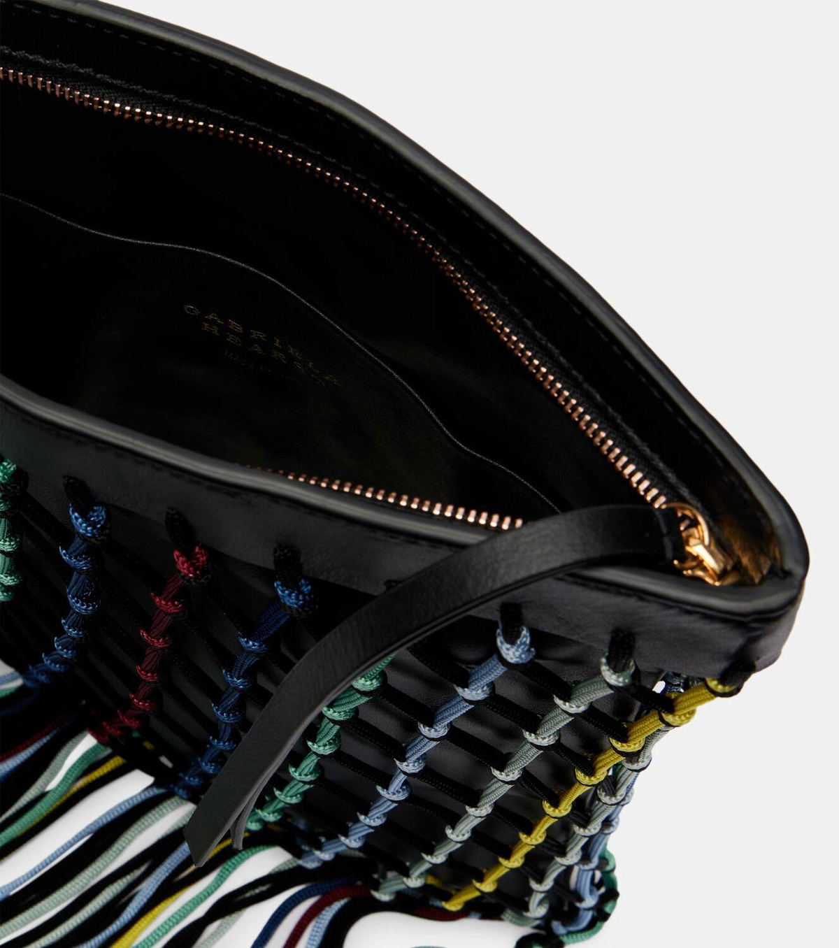 Gabriela Hearst Naila fringed leather pouch