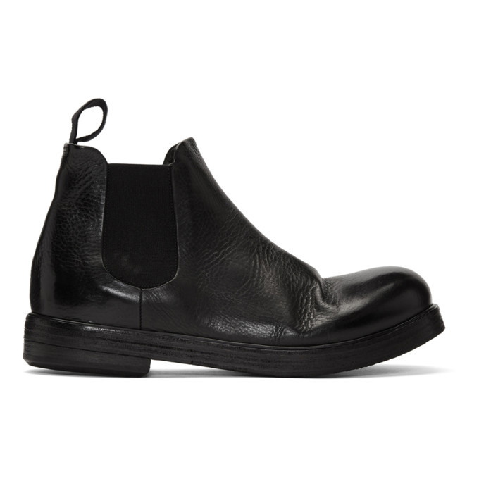 Photo: Marsell Black Zucca Zeppa Beatles Chelsea Boots