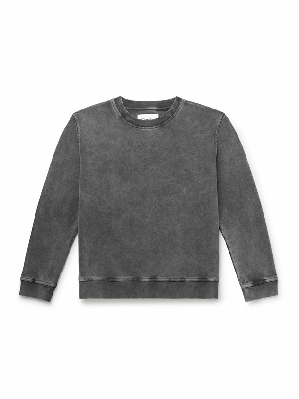 Photo: Corridor - Cotton-Jersey Sweatshirt - Black