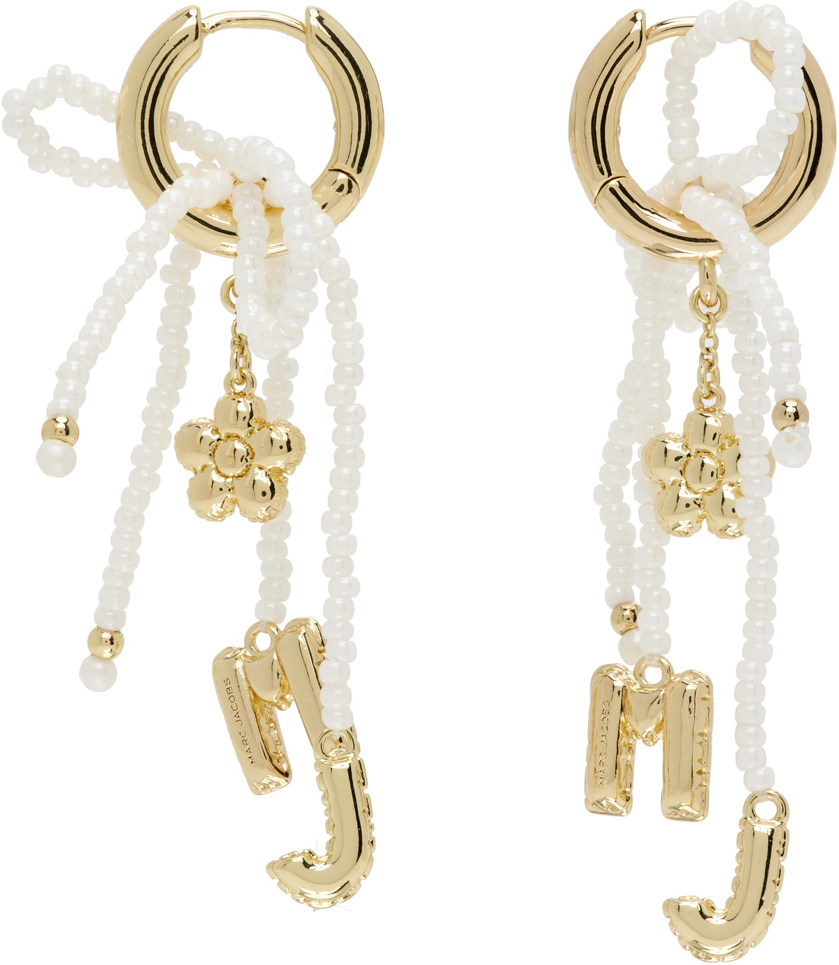 Marc Jacobs 'The Beaded MJ' Earrings