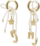 Marc Jacobs 'The Beaded MJ' Earrings