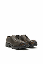 Diesel D-Hammer-Derby shoes in brushed leather - Lace Ups and Clogs Mens in Brown