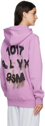 1017 ALYX 9SM Purple Printed Hoodie