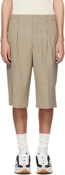 AMI Paris Taupe Long Shorts