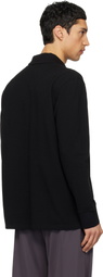 Courrèges Black Oversized Polo