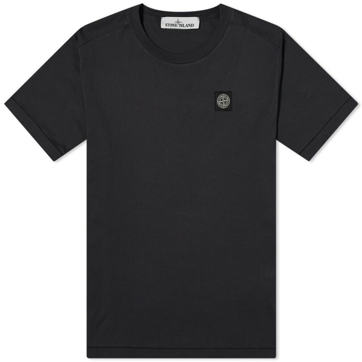 Photo: Stone Island Men's Patch Logo T-Shirt in Charcoal