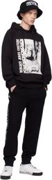 Versace Jeans Couture Black Logo Swan Hoodie