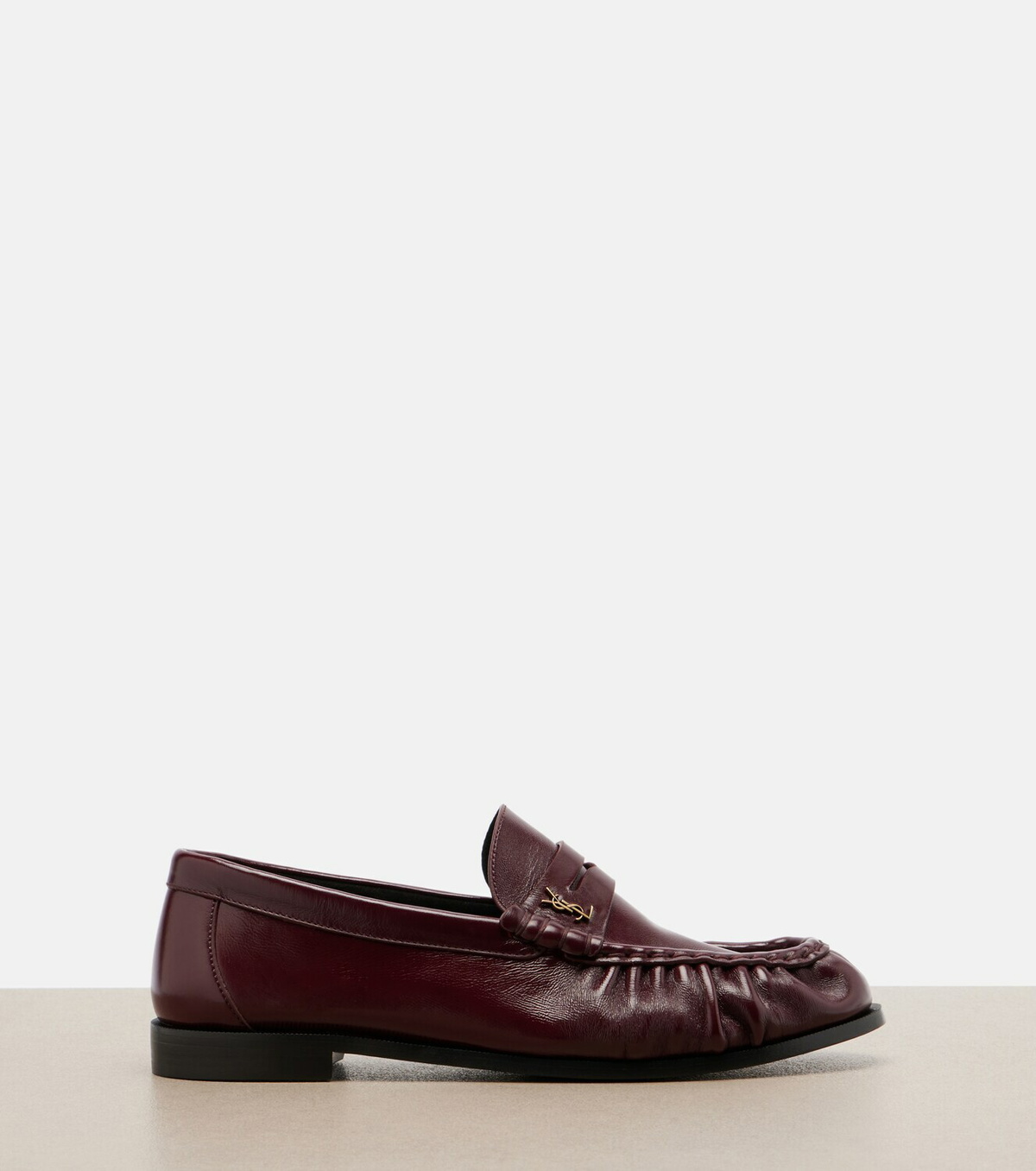 Saint Laurent Le Loafer leather penny loafers