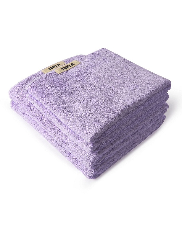 Photo: TEKLA - Set of Four Organic Cotton-Terry Towels