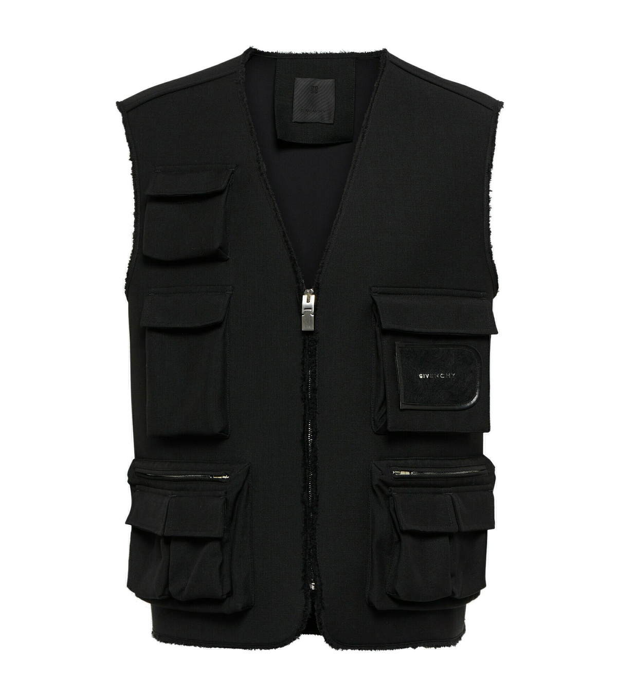 Givenchy Multi-pocket Utility Gilet In Beige