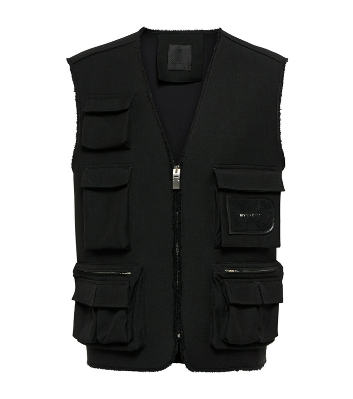 Photo: Givenchy - Wool and mohair technical vest