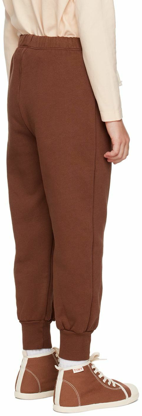 TINYCOTTONS Kids Brown 'Tiny' Lounge Pants