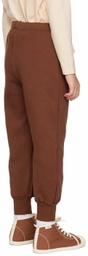 TINYCOTTONS Kids Brown 'Tiny' Lounge Pants