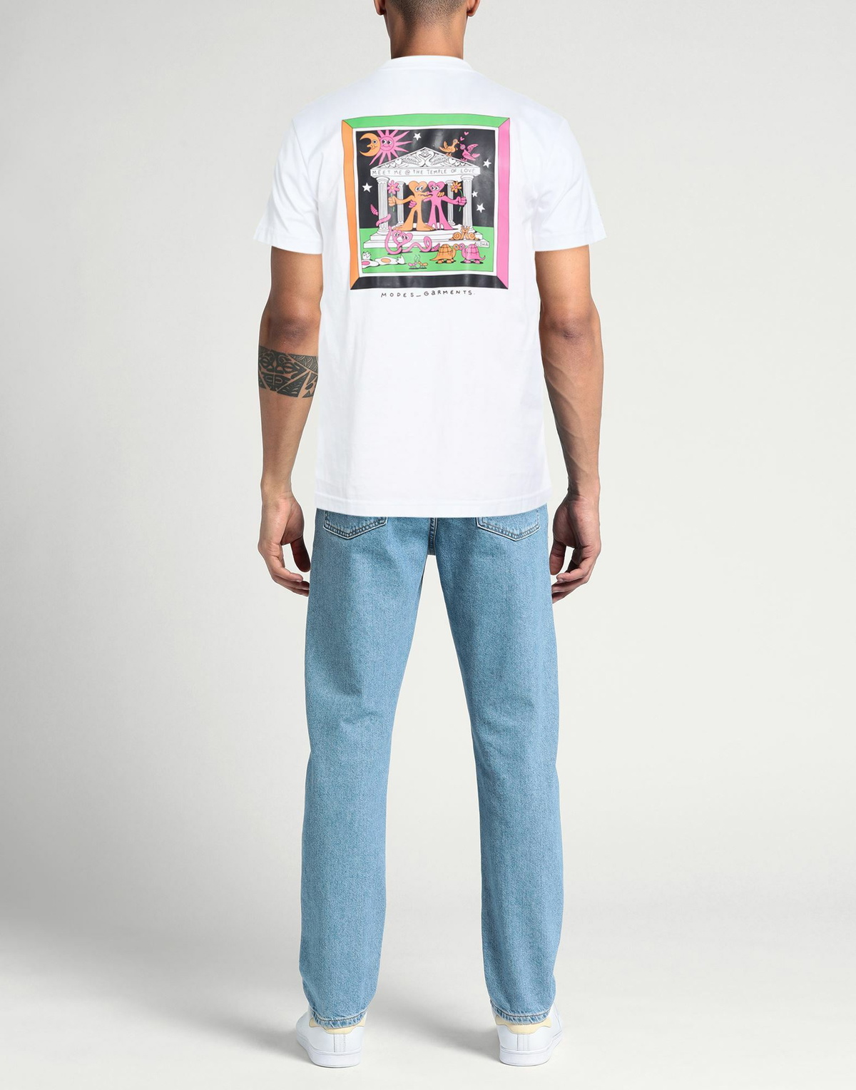 Modes Mens T-shirt in White