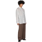 Maison Margiela Brown Extra Fine Wool Trousers